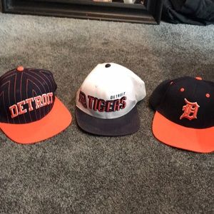 Three Detroit Tigers Snapbacks